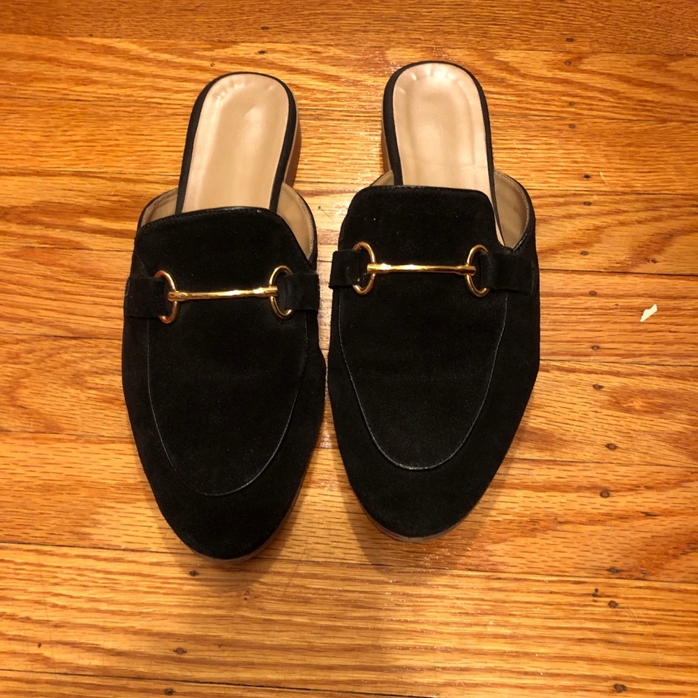 Topshop Suede Mules